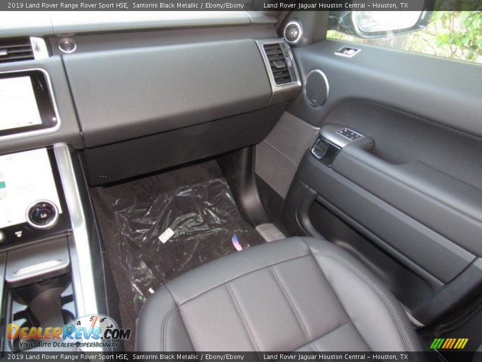 2019 Land Rover Range Rover Sport HSE Santorini Black Metallic / Ebony/Ebony Photo #15