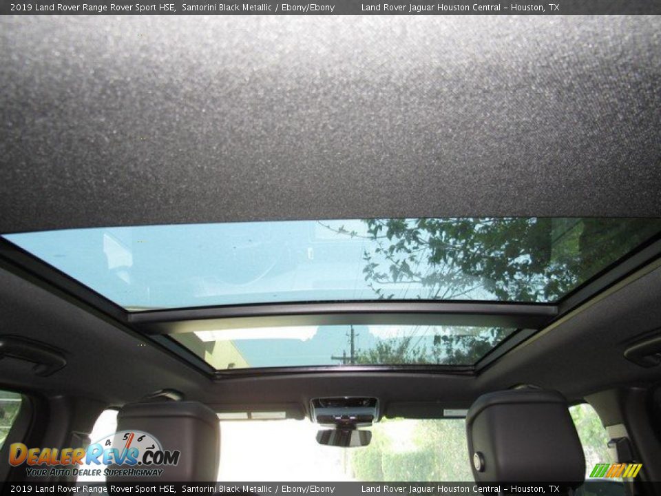 2019 Land Rover Range Rover Sport HSE Santorini Black Metallic / Ebony/Ebony Photo #18