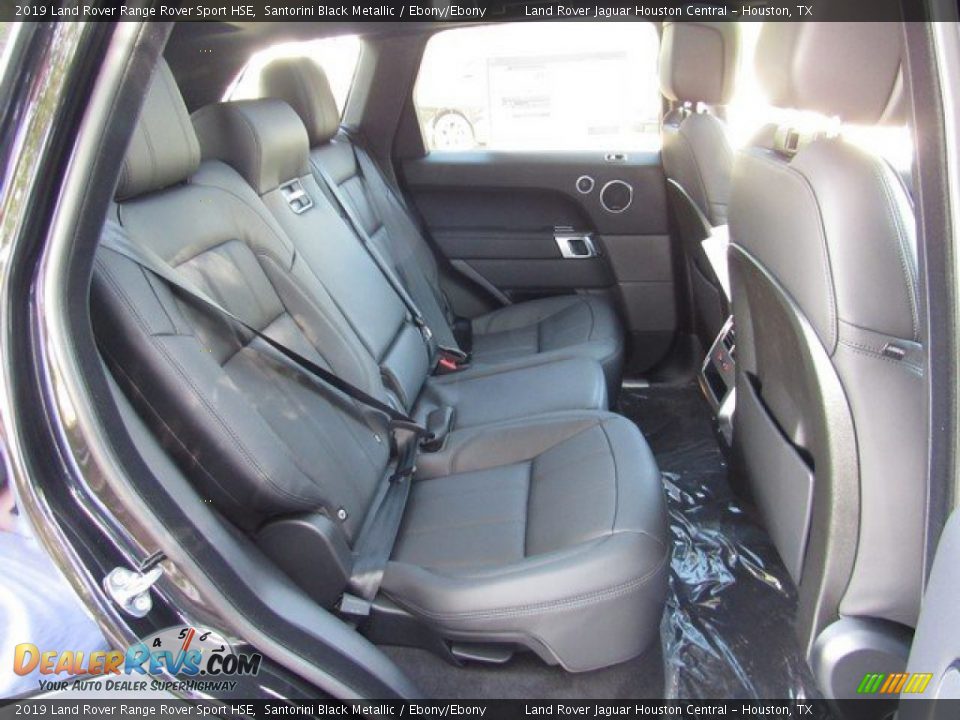 2019 Land Rover Range Rover Sport HSE Santorini Black Metallic / Ebony/Ebony Photo #19