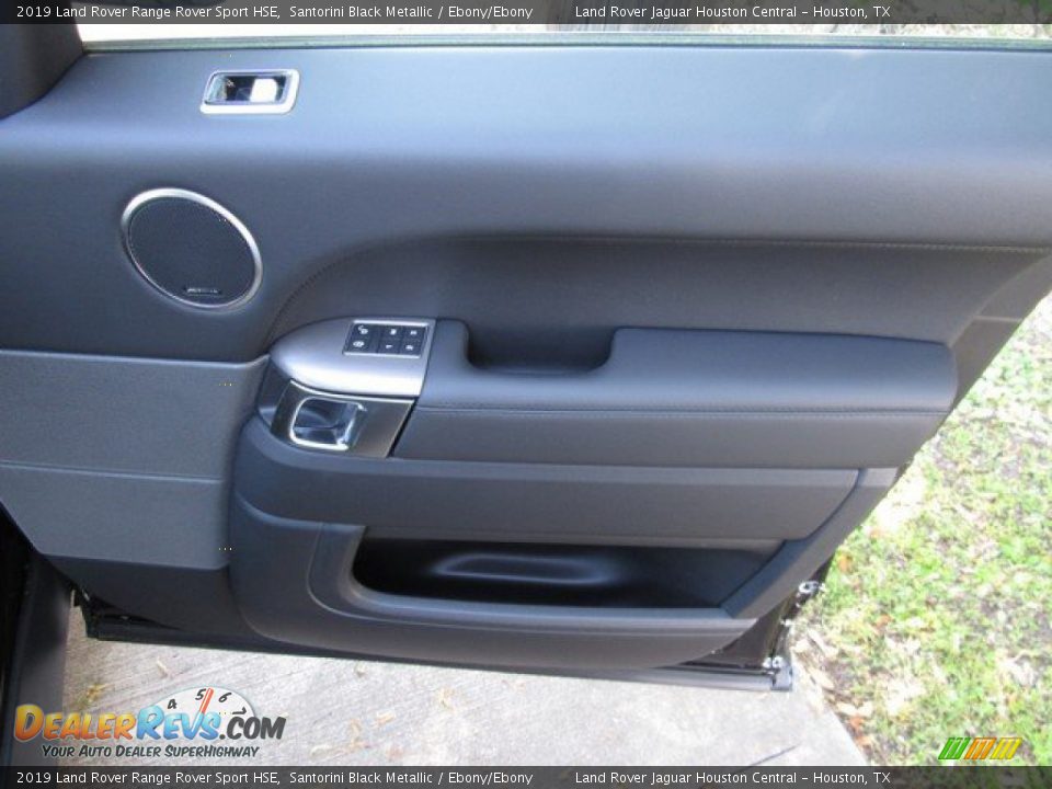 2019 Land Rover Range Rover Sport HSE Santorini Black Metallic / Ebony/Ebony Photo #20