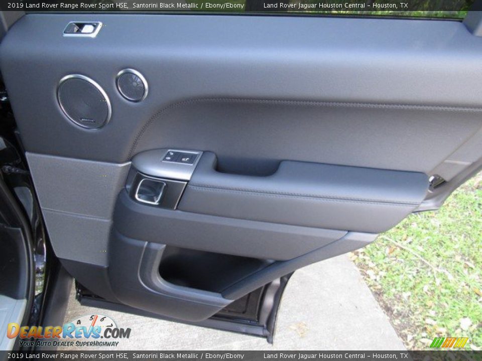 2019 Land Rover Range Rover Sport HSE Santorini Black Metallic / Ebony/Ebony Photo #21