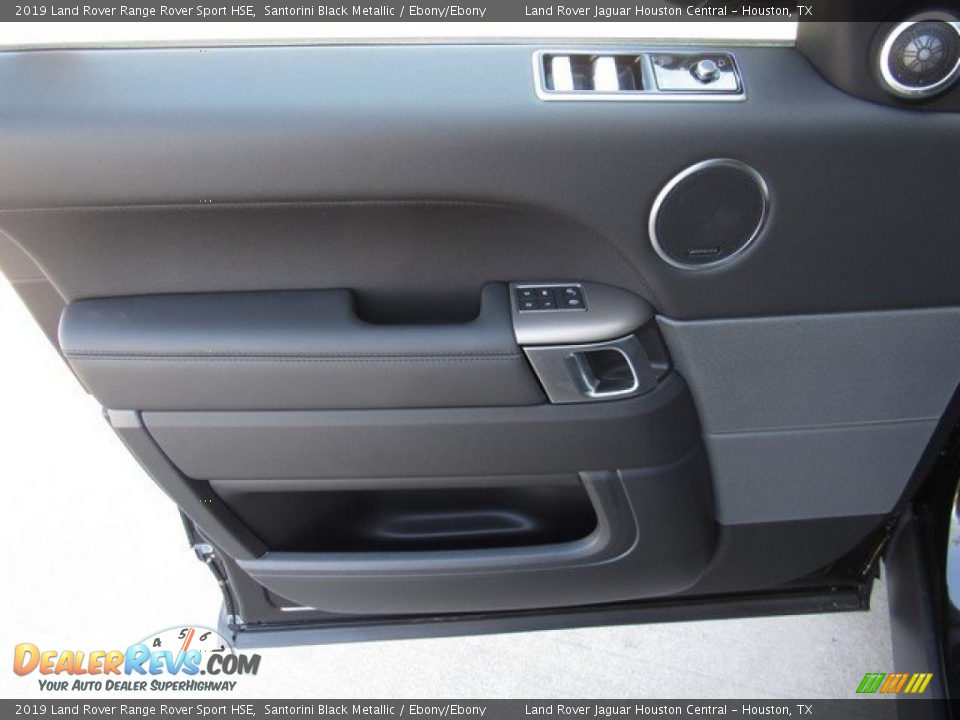 2019 Land Rover Range Rover Sport HSE Santorini Black Metallic / Ebony/Ebony Photo #23