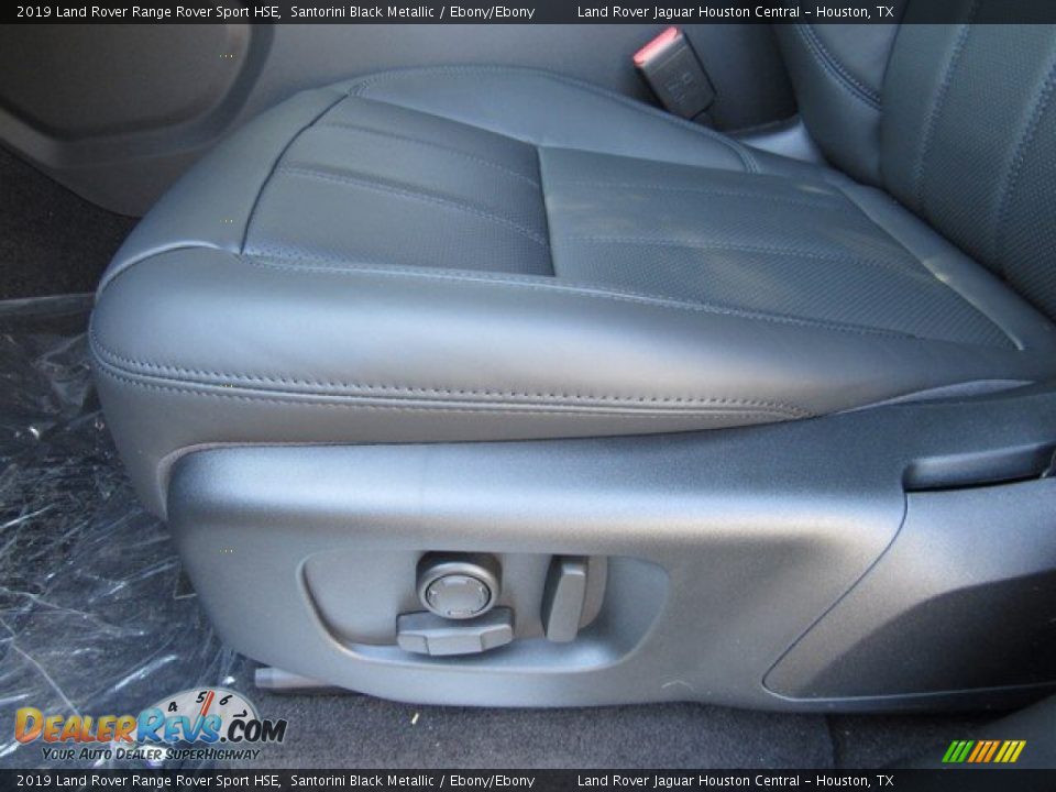 2019 Land Rover Range Rover Sport HSE Santorini Black Metallic / Ebony/Ebony Photo #25