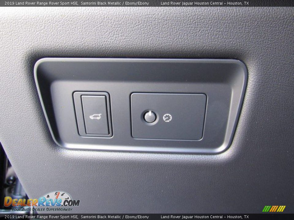2019 Land Rover Range Rover Sport HSE Santorini Black Metallic / Ebony/Ebony Photo #26