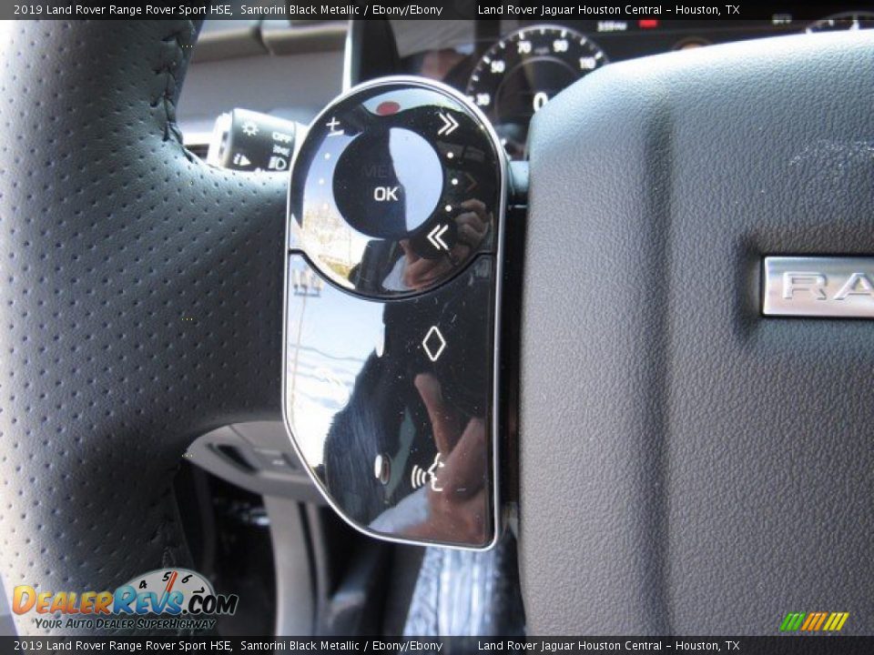 2019 Land Rover Range Rover Sport HSE Santorini Black Metallic / Ebony/Ebony Photo #27