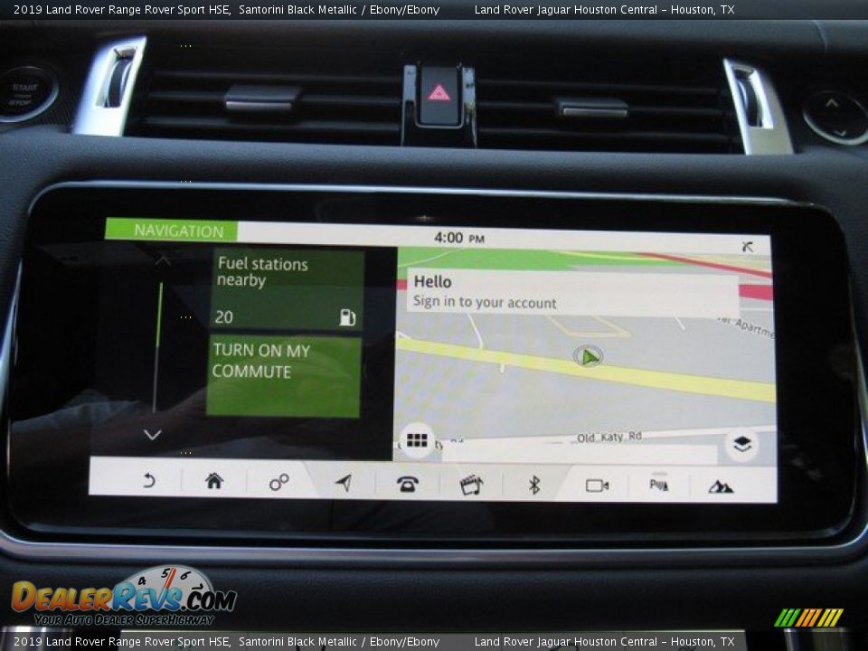 2019 Land Rover Range Rover Sport HSE Santorini Black Metallic / Ebony/Ebony Photo #31