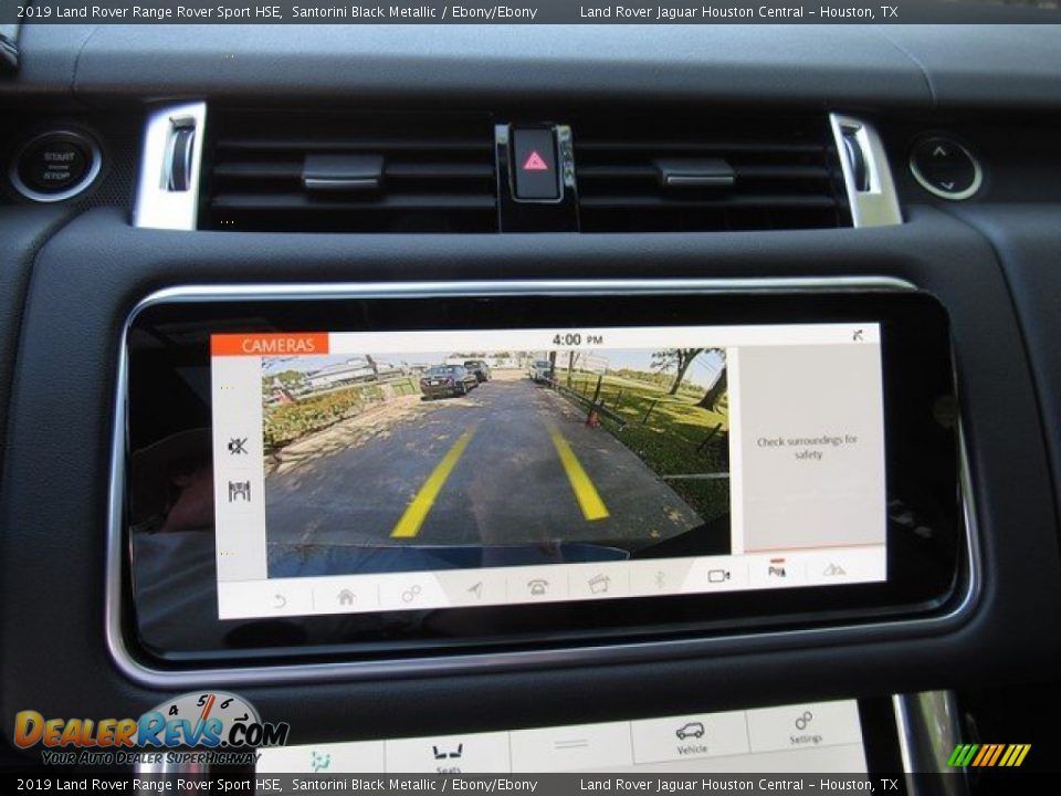 2019 Land Rover Range Rover Sport HSE Santorini Black Metallic / Ebony/Ebony Photo #32