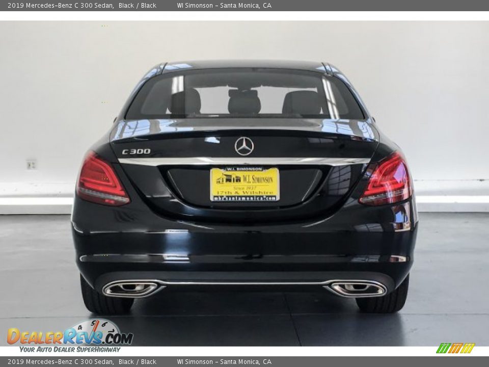 2019 Mercedes-Benz C 300 Sedan Black / Black Photo #3