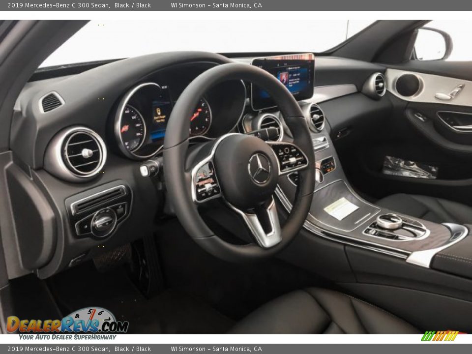 2019 Mercedes-Benz C 300 Sedan Black / Black Photo #4