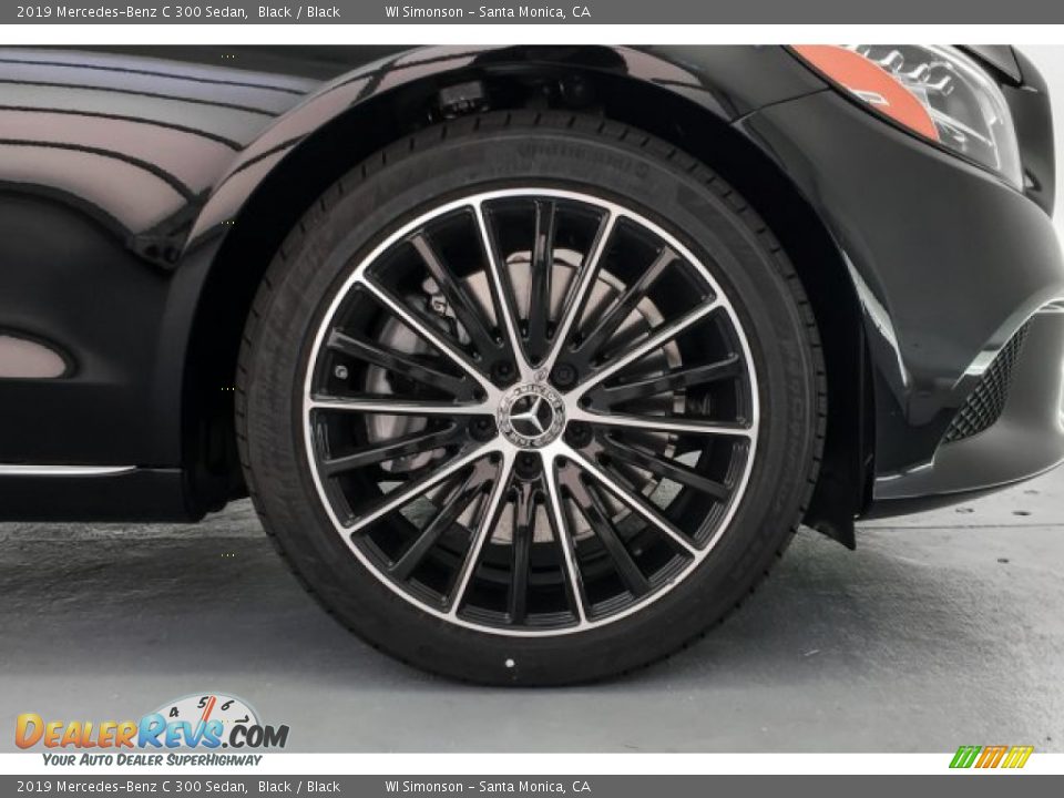 2019 Mercedes-Benz C 300 Sedan Black / Black Photo #9