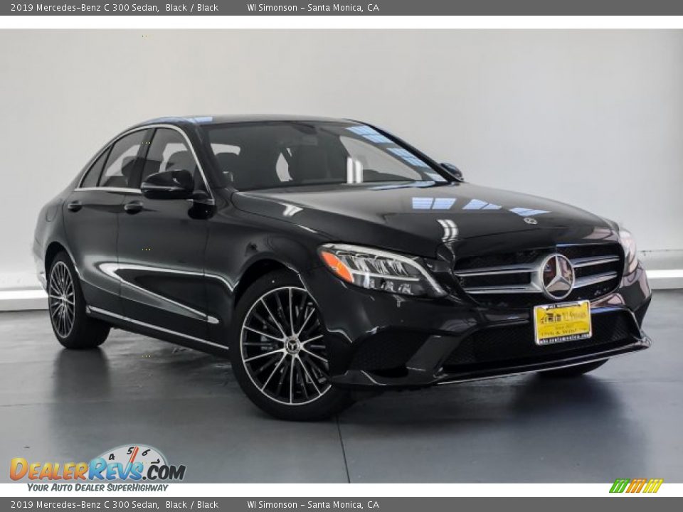 2019 Mercedes-Benz C 300 Sedan Black / Black Photo #12