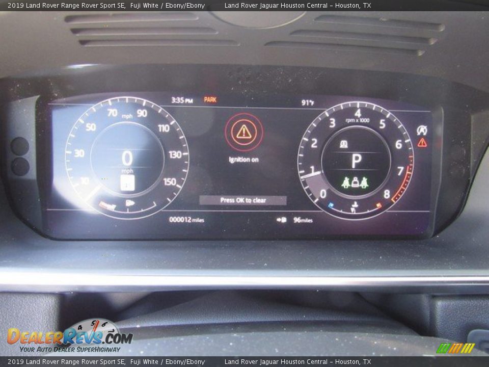 2019 Land Rover Range Rover Sport SE Fuji White / Ebony/Ebony Photo #28