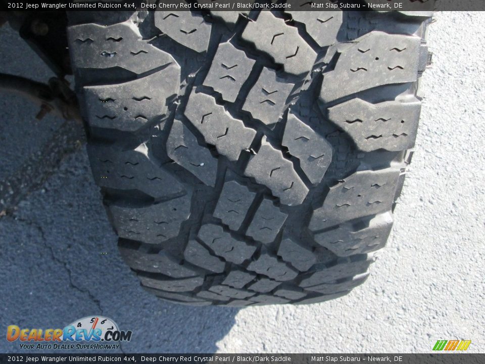2012 Jeep Wrangler Unlimited Rubicon 4x4 Deep Cherry Red Crystal Pearl / Black/Dark Saddle Photo #21