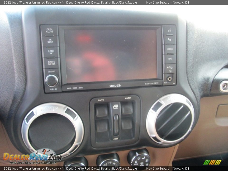 2012 Jeep Wrangler Unlimited Rubicon 4x4 Deep Cherry Red Crystal Pearl / Black/Dark Saddle Photo #23