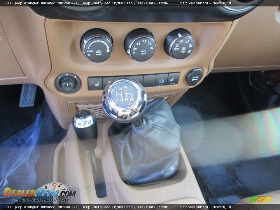 2012 Jeep Wrangler Unlimited Rubicon 4x4 Deep Cherry Red Crystal Pearl / Black/Dark Saddle Photo #24