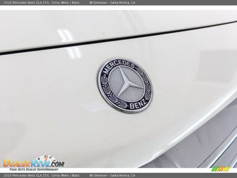 2016 Mercedes-Benz GLA 250 Cirrus White / Black Photo #30