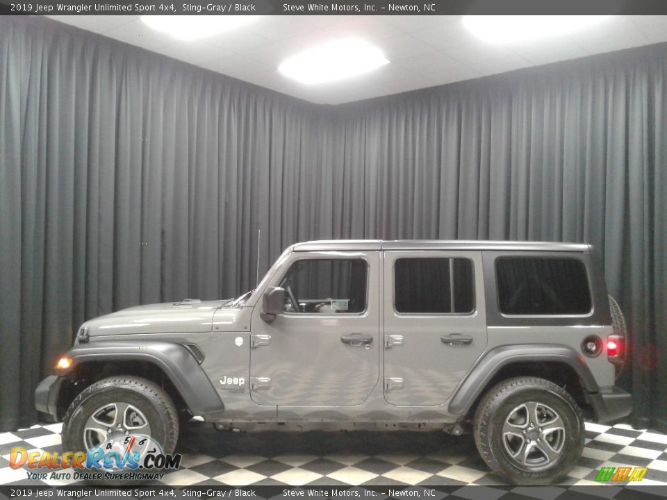 2019 Jeep Wrangler Unlimited Sport 4x4 Sting-Gray / Black Photo #1