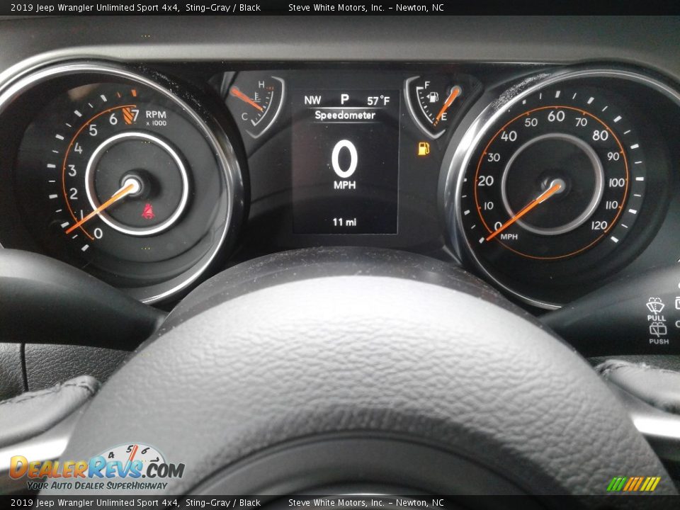 2019 Jeep Wrangler Unlimited Sport 4x4 Sting-Gray / Black Photo #18
