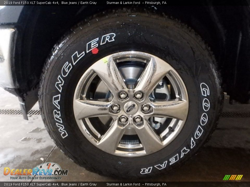 2019 Ford F150 XLT SuperCab 4x4 Blue Jeans / Earth Gray Photo #5