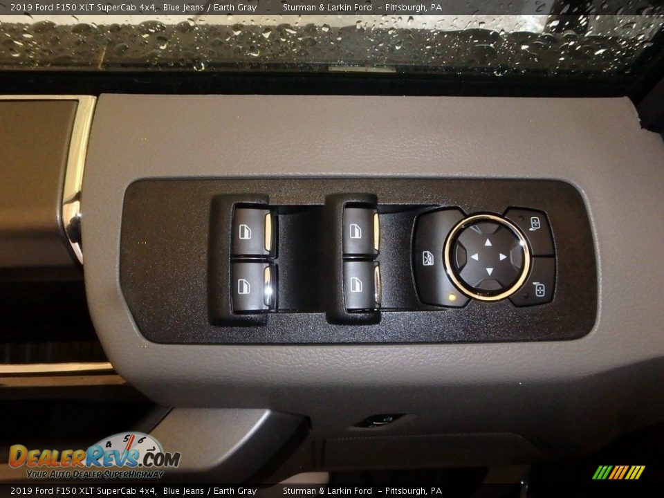 2019 Ford F150 XLT SuperCab 4x4 Blue Jeans / Earth Gray Photo #10
