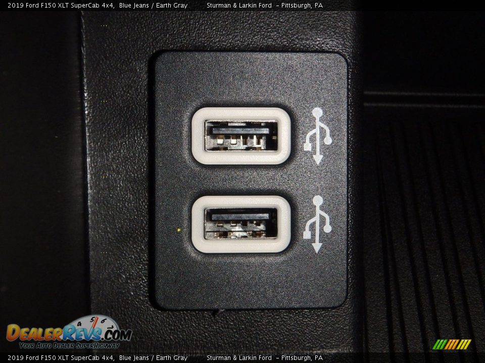 2019 Ford F150 XLT SuperCab 4x4 Blue Jeans / Earth Gray Photo #15
