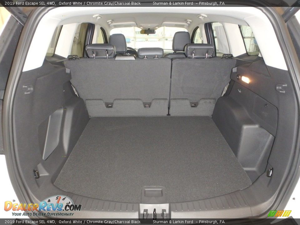 2019 Ford Escape SEL 4WD Oxford White / Chromite Gray/Charcoal Black Photo #3