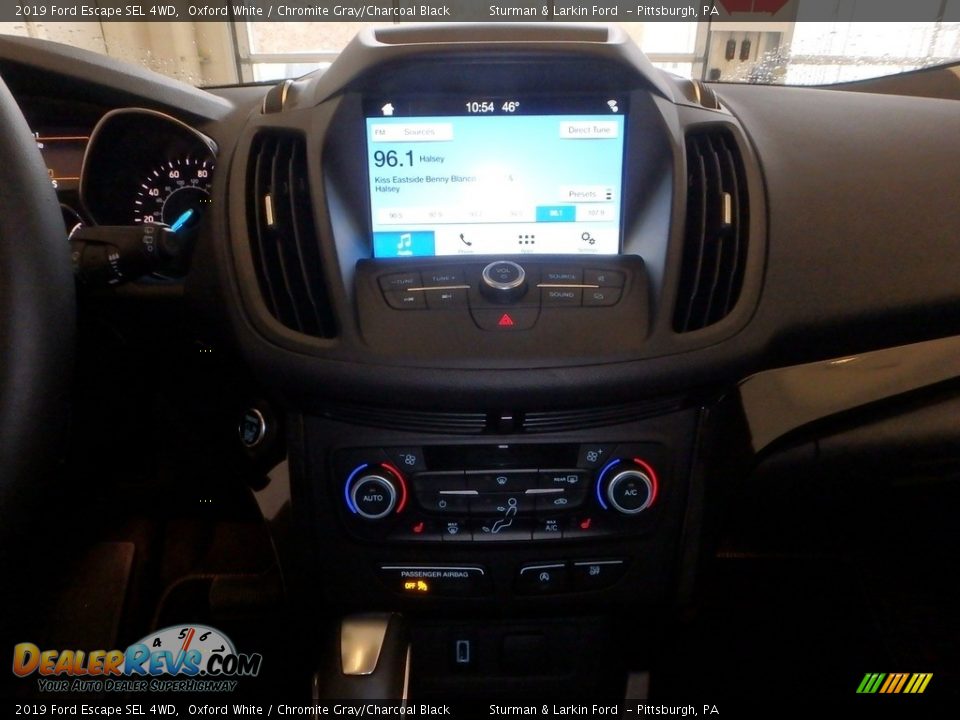 2019 Ford Escape SEL 4WD Oxford White / Chromite Gray/Charcoal Black Photo #13