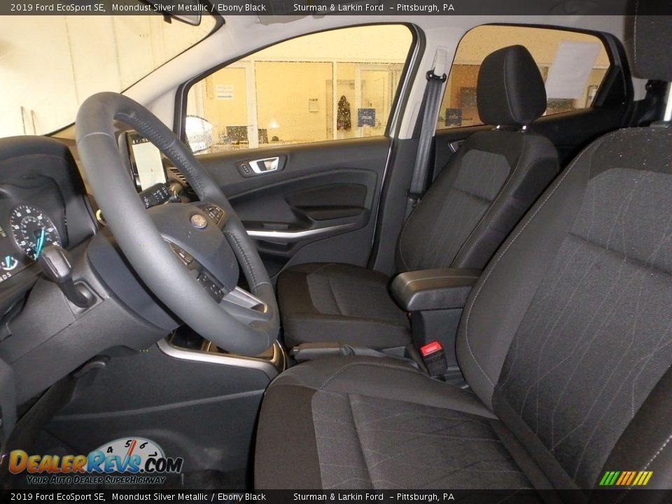 2019 Ford EcoSport SE Moondust Silver Metallic / Ebony Black Photo #7