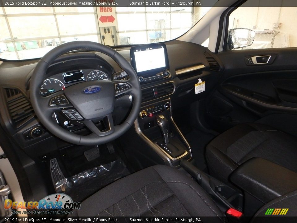 2019 Ford EcoSport SE Moondust Silver Metallic / Ebony Black Photo #9