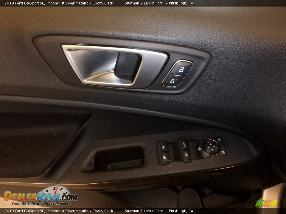 2019 Ford EcoSport SE Moondust Silver Metallic / Ebony Black Photo #10