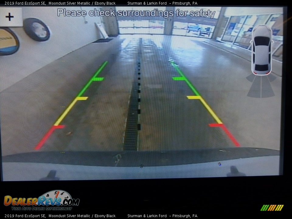 2019 Ford EcoSport SE Moondust Silver Metallic / Ebony Black Photo #12