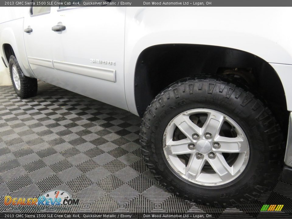2013 GMC Sierra 1500 SLE Crew Cab 4x4 Quicksilver Metallic / Ebony Photo #2