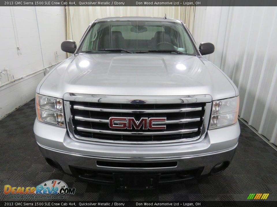 2013 GMC Sierra 1500 SLE Crew Cab 4x4 Quicksilver Metallic / Ebony Photo #4