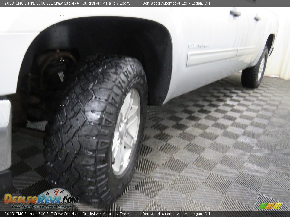 2013 GMC Sierra 1500 SLE Crew Cab 4x4 Quicksilver Metallic / Ebony Photo #8