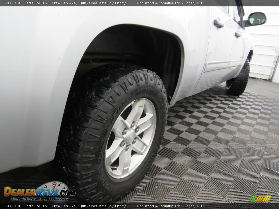 2013 GMC Sierra 1500 SLE Crew Cab 4x4 Quicksilver Metallic / Ebony Photo #14