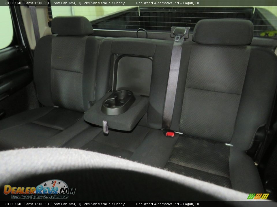 2013 GMC Sierra 1500 SLE Crew Cab 4x4 Quicksilver Metallic / Ebony Photo #19