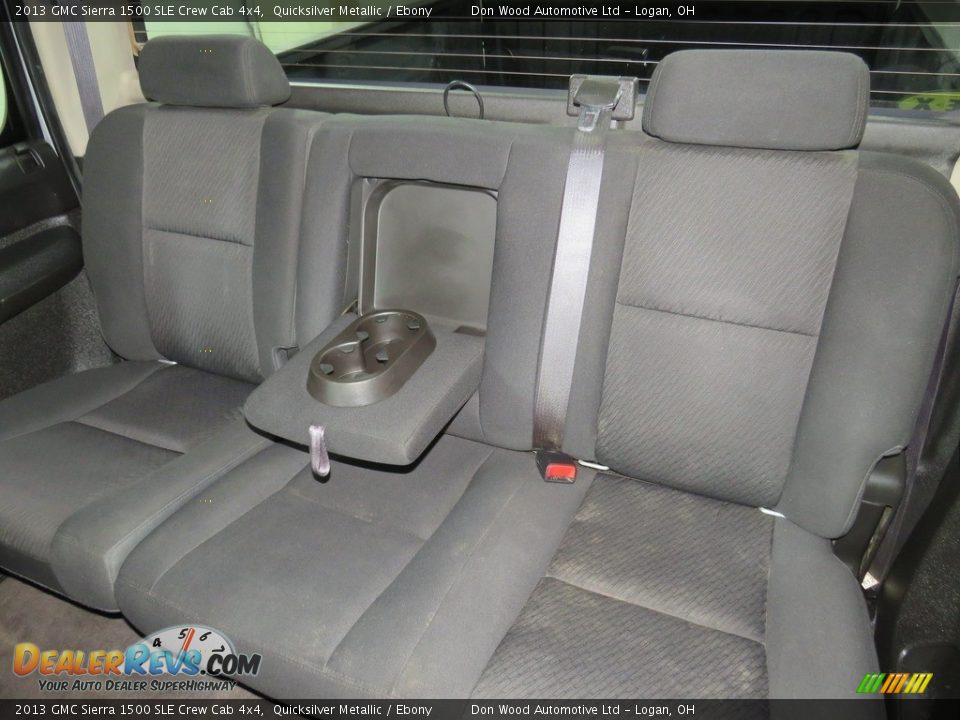 2013 GMC Sierra 1500 SLE Crew Cab 4x4 Quicksilver Metallic / Ebony Photo #20