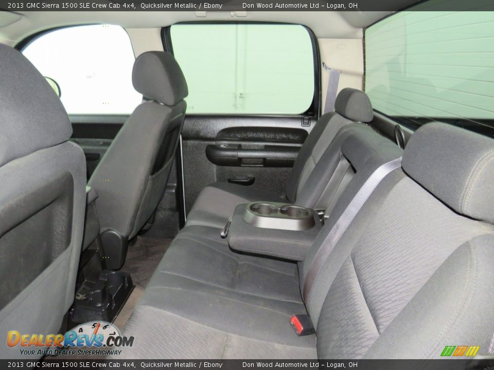 2013 GMC Sierra 1500 SLE Crew Cab 4x4 Quicksilver Metallic / Ebony Photo #22