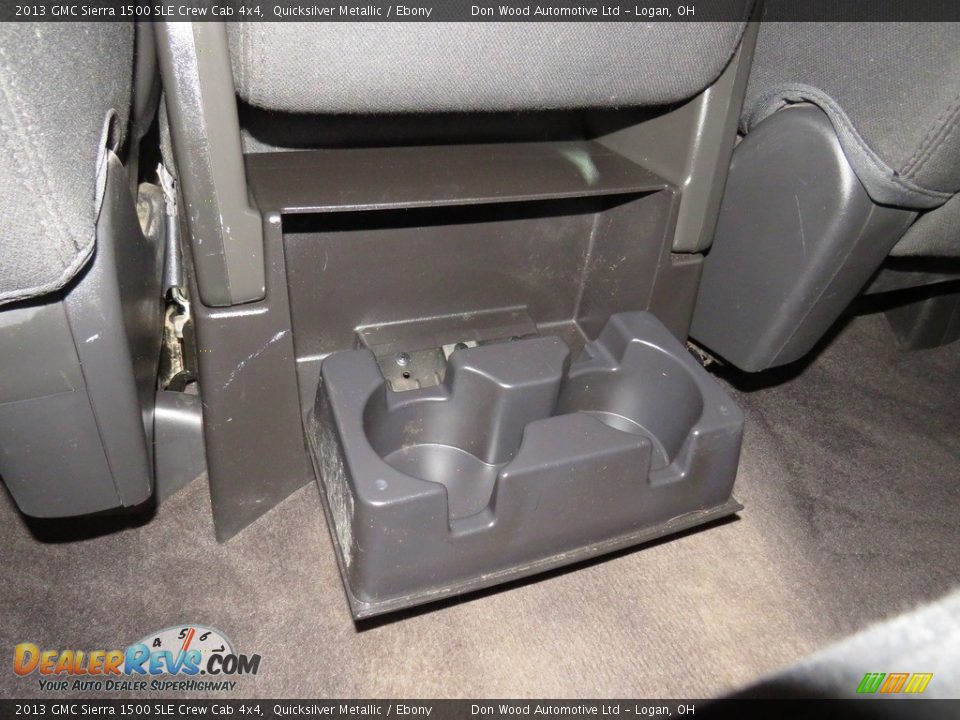 2013 GMC Sierra 1500 SLE Crew Cab 4x4 Quicksilver Metallic / Ebony Photo #23
