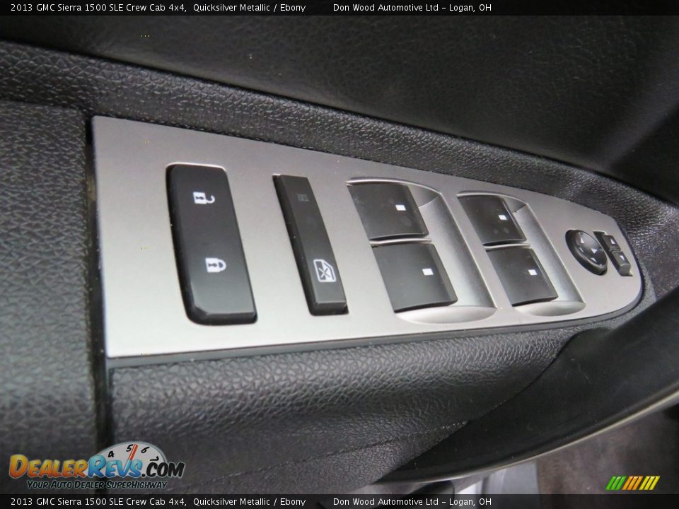 2013 GMC Sierra 1500 SLE Crew Cab 4x4 Quicksilver Metallic / Ebony Photo #30