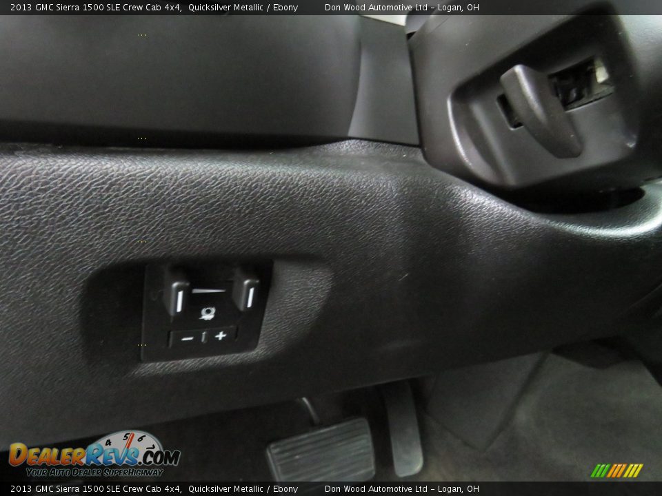 2013 GMC Sierra 1500 SLE Crew Cab 4x4 Quicksilver Metallic / Ebony Photo #32