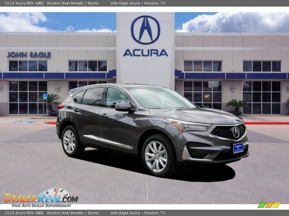 2019 Acura RDX AWD Modern Steel Metallic / Ebony Photo #1