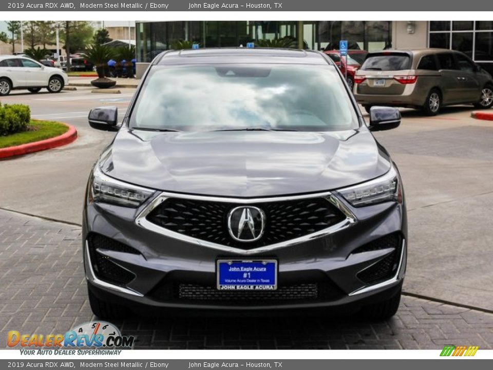 2019 Acura RDX AWD Modern Steel Metallic / Ebony Photo #2