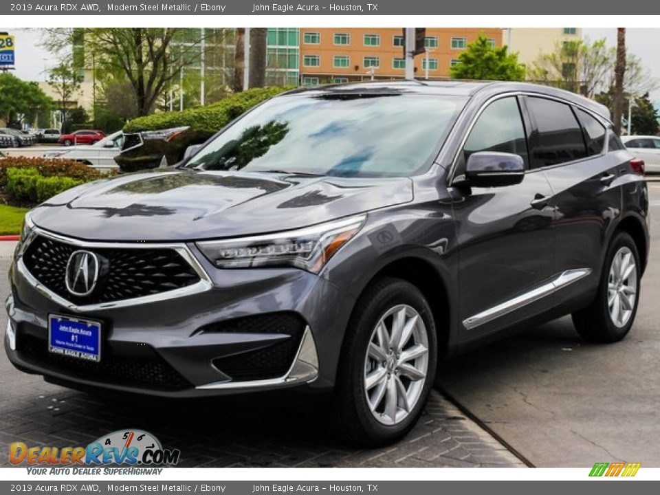 2019 Acura RDX AWD Modern Steel Metallic / Ebony Photo #3