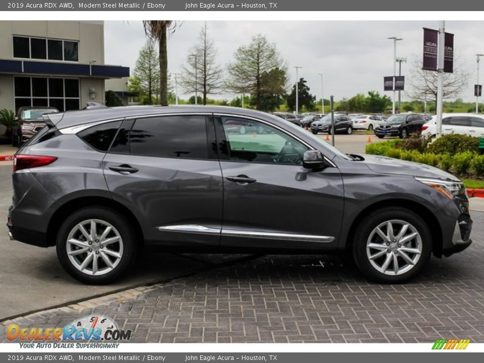 2019 Acura RDX AWD Modern Steel Metallic / Ebony Photo #8