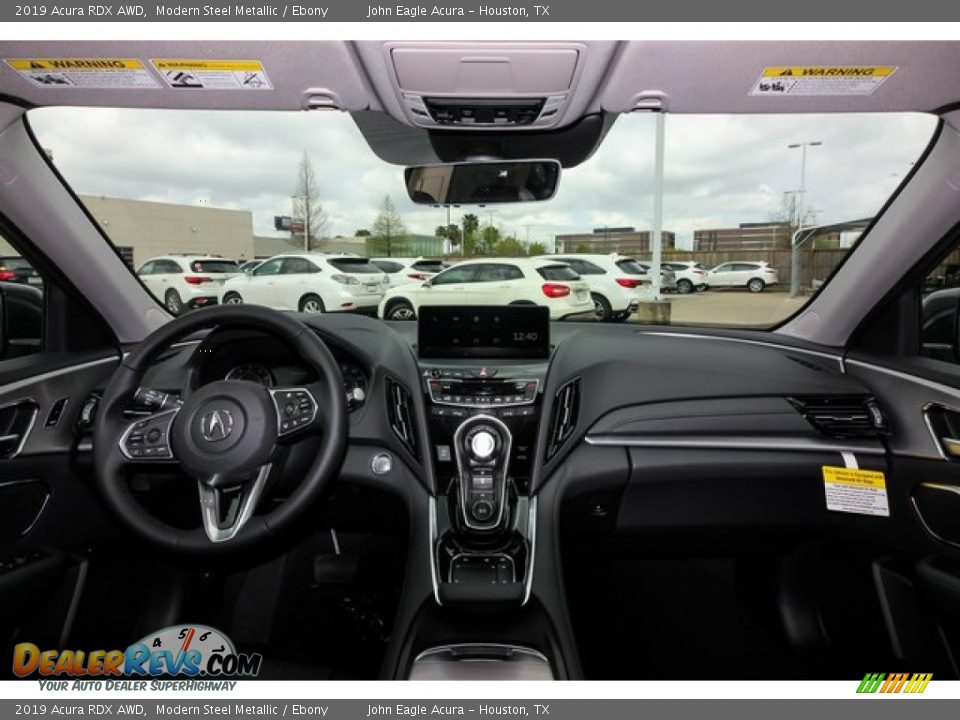 2019 Acura RDX AWD Modern Steel Metallic / Ebony Photo #9