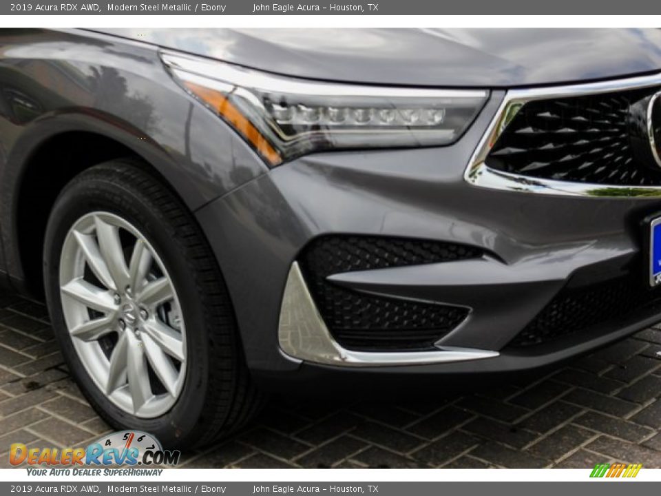 2019 Acura RDX AWD Modern Steel Metallic / Ebony Photo #10
