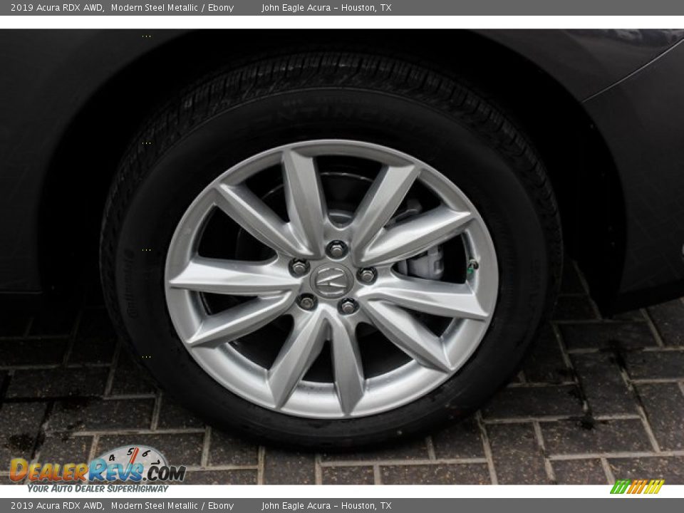 2019 Acura RDX AWD Modern Steel Metallic / Ebony Photo #11