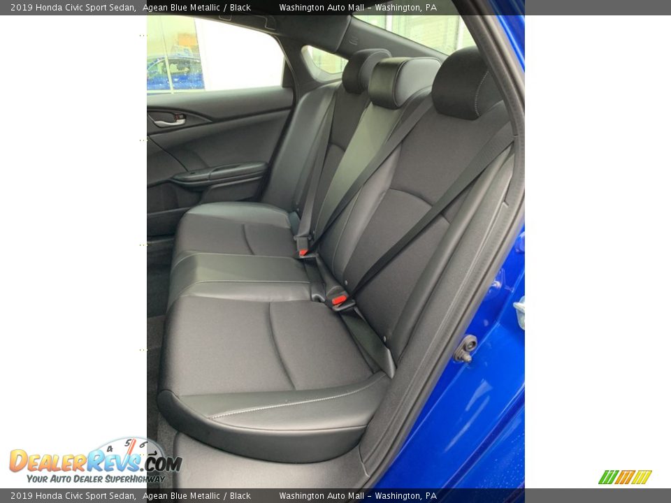 2019 Honda Civic Sport Sedan Agean Blue Metallic / Black Photo #18