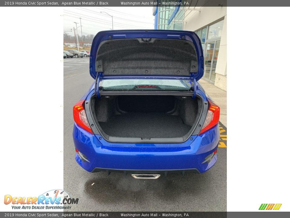 2019 Honda Civic Sport Sedan Agean Blue Metallic / Black Photo #20